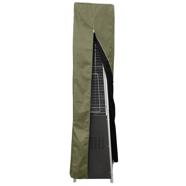 Hiland Square Glass Tube Patio Heater Commercial Cover in Tan - CHC-SGT-T