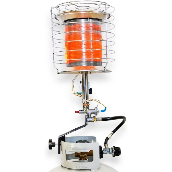 Avenger 360-Degree Infrared Tank Top Propane Heater, 42,000 BTU - FBDTP360