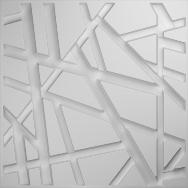 Ekena Millwork 19 5/8in. W x 19 5/8in. H Evergreen EnduraWall Decor 3D Wall Panel Covers, Total 32.1 Sq. Ft., 12PK - WP20X20EGWH-CASE-12