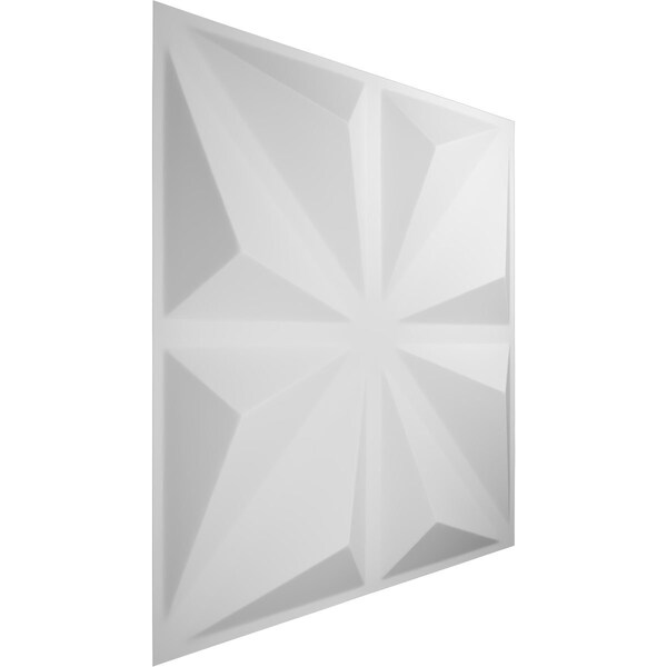 Ekena Millwork 19 5/8in. W x 19 5/8in. H Bailey EnduraWall Decor 3D Wall Panel Covers, Total 26.75 Sq. Ft., 10PK - WP20X20BIWH-CASE-10
