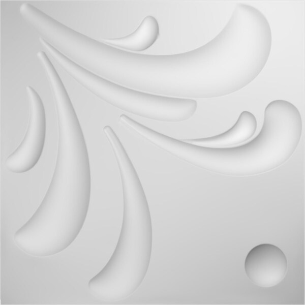 Ekena Millwork 19 5/8in. W x 19 5/8in. H Acacia EnduraWall Decor 3D Wall Panel Covers, Total 32.1 Sq. Ft., 12PK - WP20X20ACWH-CASE-12