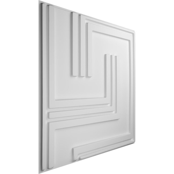 Ekena Millwork 19 5/8in. W x 19 5/8in. H Geometric EnduraWall Decor 3D Wall Panel Covers, Total 32.1 Sq. Ft., 12PK - WP20X20GMWH-CASE-12