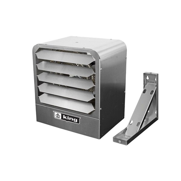 King Electric Electric Unit Heater W/ Thermostat & Mount Bracket, 3 Phase, 240/208V, 12kW - KBS2412-3-T-B2
