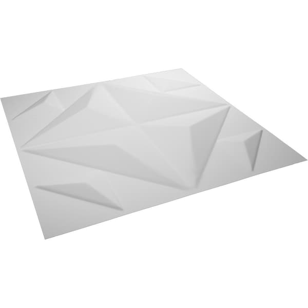 Ekena Millwork 19 5/8in. W x 19 5/8in. H Crystal EnduraWall Decor 3D Wall Panel Covers, Total 26.75 Sq. Ft., 10PK - WP20X20CRWH-CASE-10