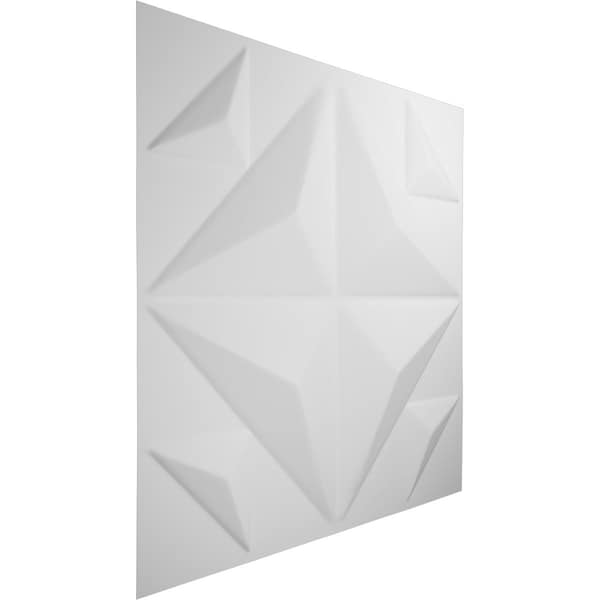 Ekena Millwork 19 5/8in. W x 19 5/8in. H Crystal EnduraWall Decor 3D Wall Panel Covers, Total 26.75 Sq. Ft., 10PK - WP20X20CRWH-CASE-10