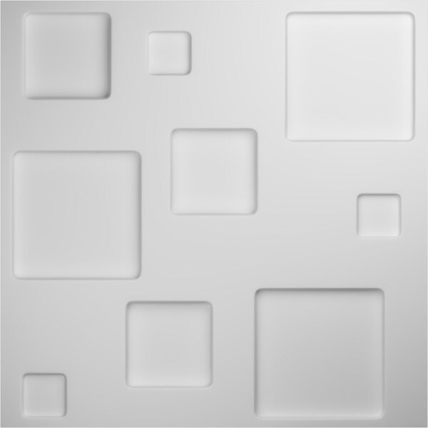 Ekena Millwork 19 5/8in. W x 19 5/8in. H Devon EnduraWall Decor 3D Wall Panel Covers, Total 26.75 Sq. Ft., 10PK - WP20X20DEWH-CASE-10