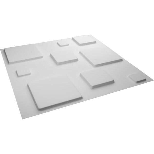 Ekena Millwork 19 5/8in. W x 19 5/8in. H Devon EnduraWall Decor 3D Wall Panel Covers, Total 26.75 Sq. Ft., 10PK - WP20X20DEWH-CASE-10