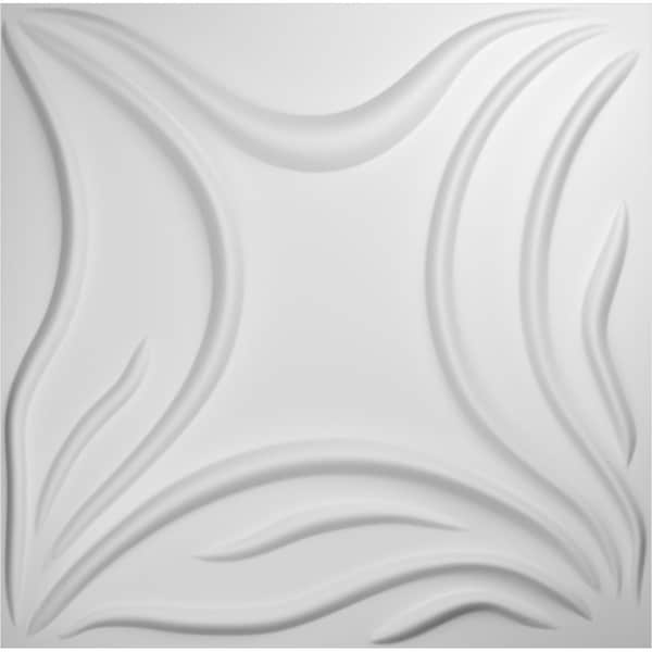 Ekena Millwork 19 5/8in. W x 19 5/8in. H Savannah EnduraWall Decorative 3D Wall Panel, White, 10PK - WP20X20SVWH-CASE-10