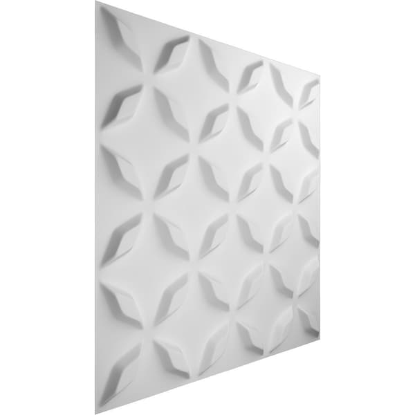 Ekena Millwork 19 5/8in. W x 19 5/8in. H Delfina EnduraWall Decor 3D Wall Panel Covers Total 53.49 Sq. Ft., 20PK - WP20X20DLWH-CASE-20