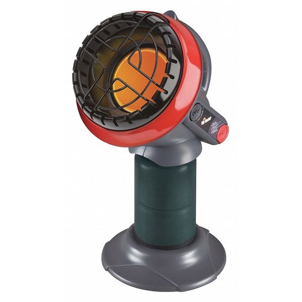 Mr. Heater Little Buddy Heater, Liquid Propane, Piezo, 3800 BtuH, 12" L - F215100