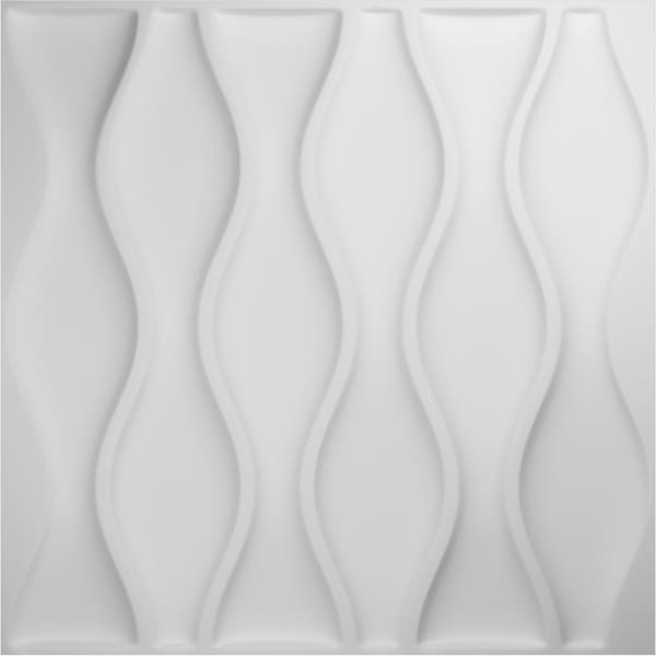 Ekena Millwork Ariel EnduraWall Decorative 3D Wall Panel, White, 19 5/8"W x 19 5/8"H - WP20X20AIWH