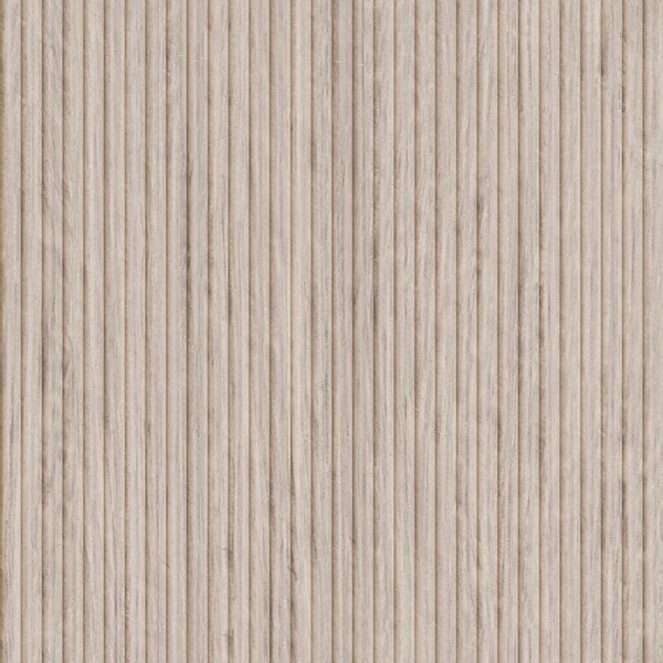 Designs Of Distinction 1/4in Cove-Cut Flexible Tambour, .25inT, 24inW x 48inL, White Oak - 012448402WK1