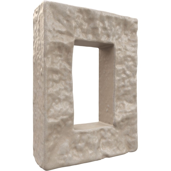 Ekena Millwork Universal Electrical Cover for StoneWall Faux Stone Siding Panels - PNUEC04X08SS