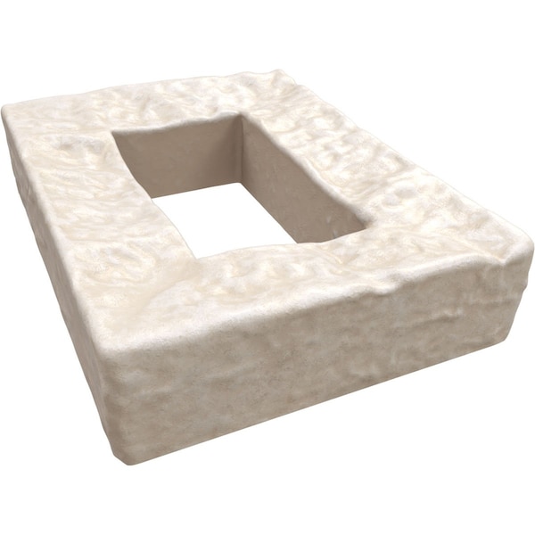 Ekena Millwork Universal Electrical Cover for StoneWall Faux Stone Siding Panels - PNUEC04X08SS