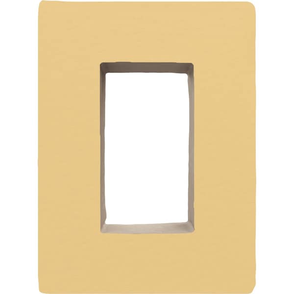 Ekena Millwork Universal Electrical Cover for StoneWall Faux Stone Siding Panels - PNUEC04X08SS