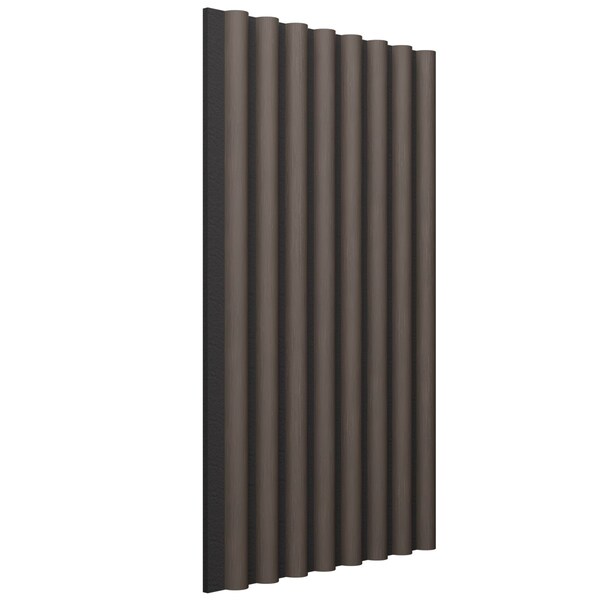 Ekena Millwork AcoustixPro Noise Cancelling Half Round Small Slat Wall Panel - SWA0625X0500HRCG