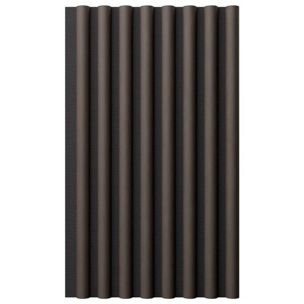 Ekena Millwork AcoustixPro Noise Cancelling Half Round Small Slat Wall Panel - SWA0625X0500HRCG