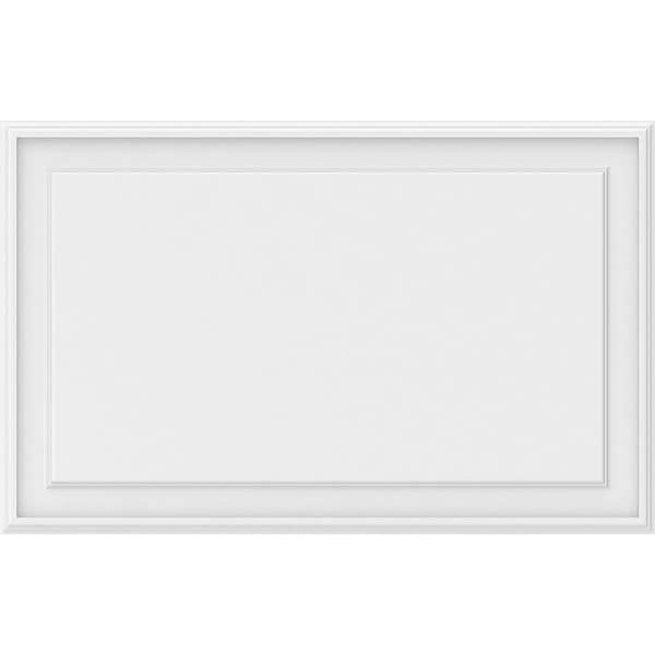 Ekena Millwork Legacy Raised Panel Decorative Wall Panel, 38"W x 24"H x 5/8"P - WALP38X24X062LEG