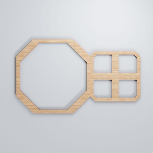Ekena Millwork Small Johnston Decorative Fretwork Wood Wall Panels, Alder, 19 1/8"W x 11 3/8"H x 3/8"T - WALW12X12X0375JHNAL