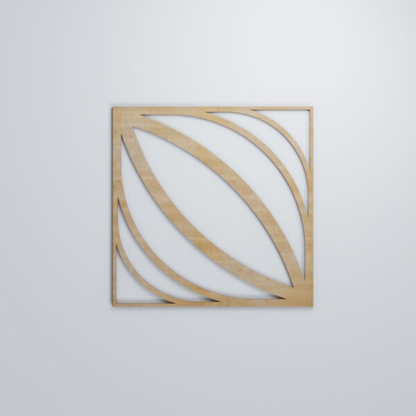 Ekena Millwork Large Otis Decorative Fretwork Wood Wall Panels, Birch, 23 3/8"W x 23 3/8"H x 3/8"T - WALW24X24X0375OTSBI