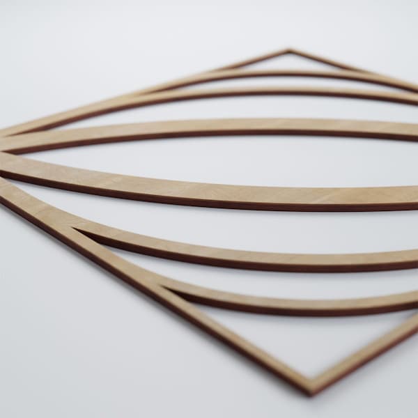 Ekena Millwork Large Otis Decorative Fretwork Wood Wall Panels, Birch, 23 3/8"W x 23 3/8"H x 3/8"T - WALW24X24X0375OTSBI
