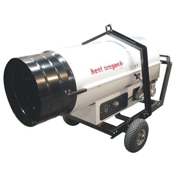 Heat Wagon Portable Gas Ducted Tent and Remediation Heater, Vapor Propane, Natural Gas, Direct Spark, 61 in L - DG400