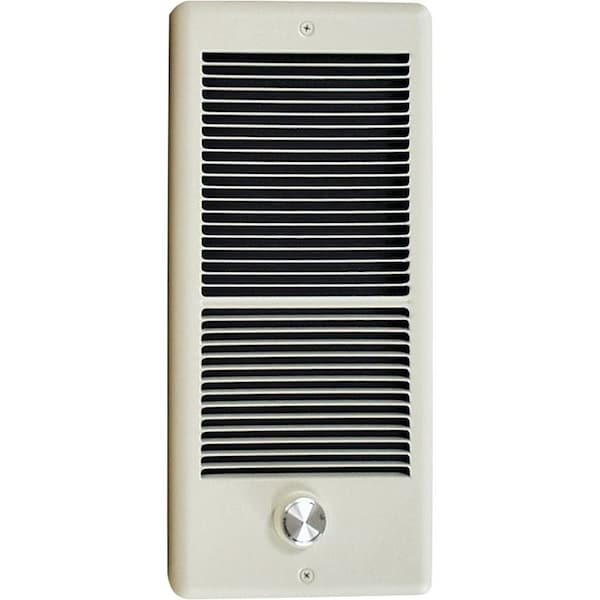 Tpi TPI E4315TRPW Electric Bath Heater with Wall Box, Fan Forced Heater, 5120 Btu, 120 V, 12.5 A, White - E4315TRPW