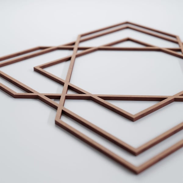 Ekena Millwork Large Lakewood Decorative Fretwork Wood Wall Panels, Wood (Paint Grade), 23 3/8"W x 23 3/8"H x 3/8"T - WALW24X24X0375LWDMF