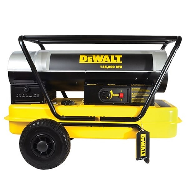 Dewalt Forced Air Heater, Heavy Duty, Kerosene - DXH135HD