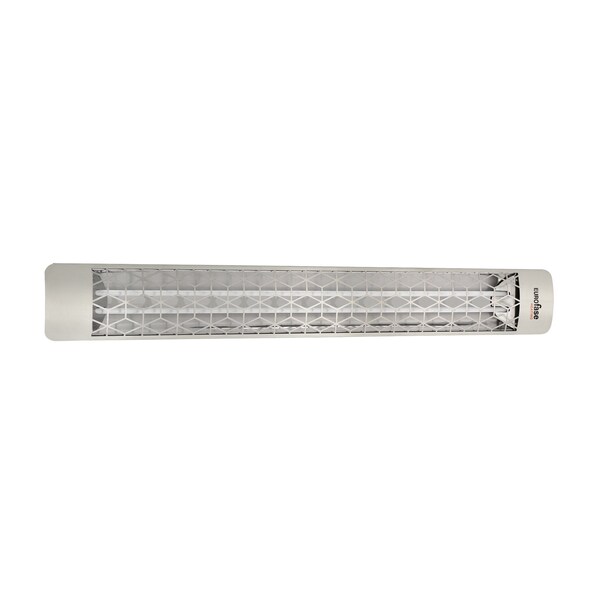 Eurofase SS 61in Dual Element 6000W 240V Heater, Stainless Steel, Stella Decor Plate - EF60240S6
