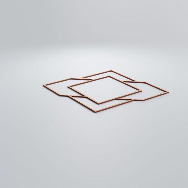 Ekena Millwork Large Monument Decorative Fretwork Wood Wall Panels, Alder, 23 3/8"W x 23 3/8"H x 3/8"T - WALW24X24X0375MMTAL