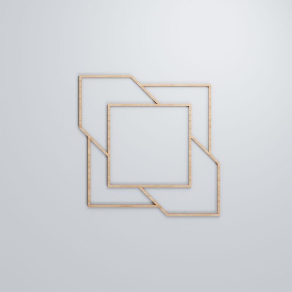 Ekena Millwork Large Monument Decorative Fretwork Wood Wall Panels, Alder, 23 3/8"W x 23 3/8"H x 3/8"T - WALW24X24X0375MMTAL