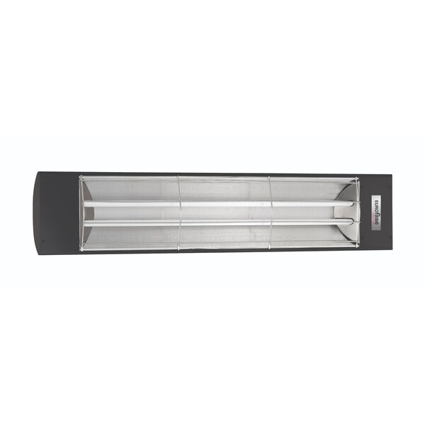 Eurofase SS 39in Dual Element 4000W 240V Heater, Black, Standard Decor Plate - EF40240B