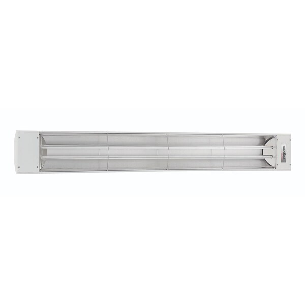 Eurofase SS 61in Dual Element 6000W 480V Heater, White, Standard Decor Plate - EF60480W