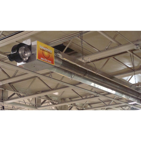Solaronics Tube Heater, LP Gas, 40 ft., 100,000 btuh - GQG-100-40BL