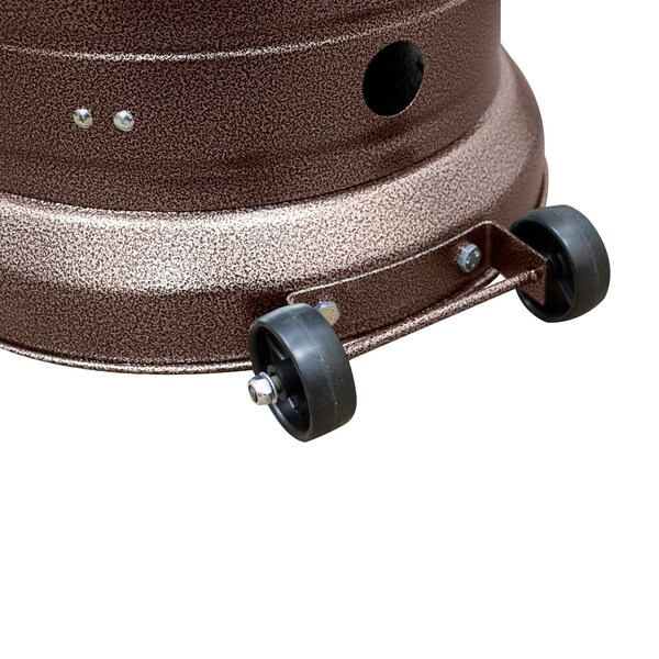 Hiland Outdoor Patio Heater in Hammered Bronze - HLDS01-CG