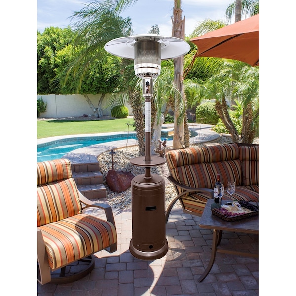Hiland Outdoor Patio Heater in Hammered Bronze - HLDS01-CG
