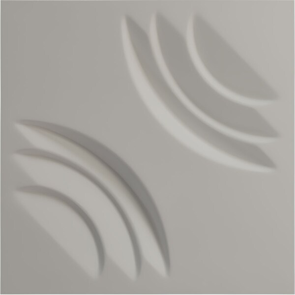 Ekena Millwork 11 7/8in. W x 11 7/8in. H Artisan EnduraWall Decorative 3D Wall Panel, Total 11.76 Sq. Ft., 12PK - WP12X12ARGBW-CASE-12