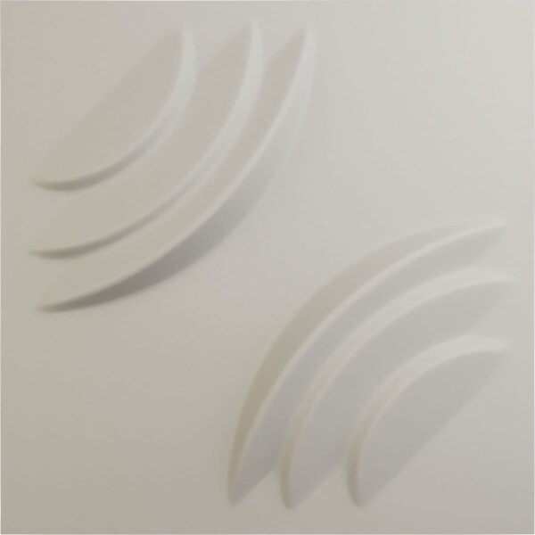 Ekena Millwork 11 7/8in. W x 11 7/8in. H Artisan EnduraWall Decorative 3D Wall Panel, Total 11.76 Sq. Ft., 12PK - WP12X12ARGBW-CASE-12