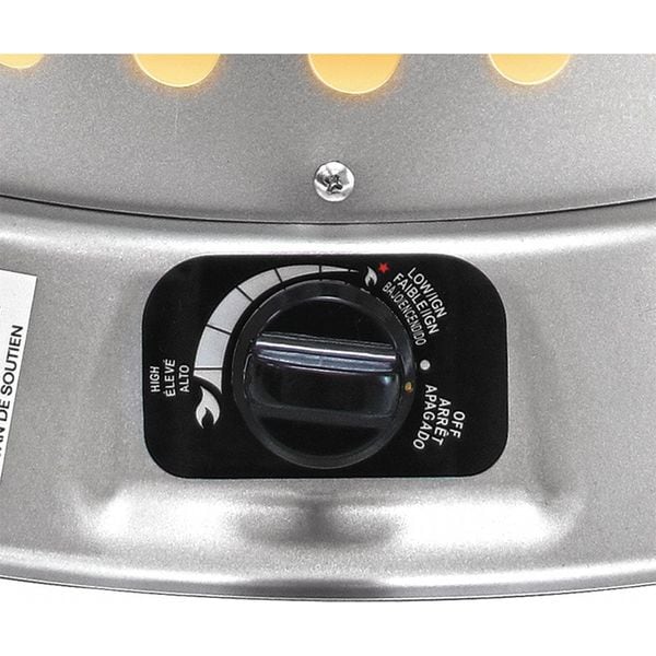 Dyna-Glo Portable Gas Floor Heater, Liquid Propane, Matchless Piezo, 50,000 to 80,000 BtuH, 15 29/32 in L - RMC-LPC80DG