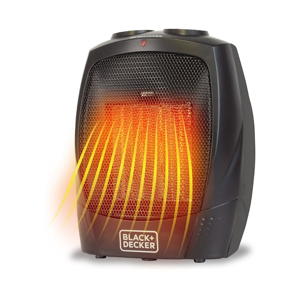 Black & Decker Personal 1500 Watt Electric Fan Compact Heater with Manual Control - BHDC201