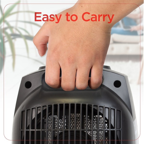 Black & Decker Personal 1500 Watt Electric Fan Compact Heater with Manual Control - BHDC201