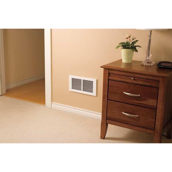 Cadet Recessed Electric Wall-Mount Heater, Recessed, 700/900/1600W W, 120/240V AC, Squirrel Cage Blower - RMC162W