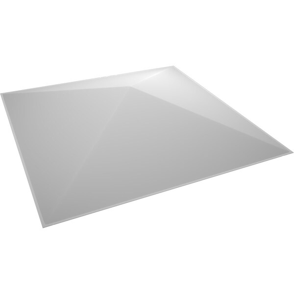 Ekena Millwork 11 7/8in. W x 11 7/8in. H Sellek EnduraWall Decor 3D Wall Panel Covers Total 48.96 Sq. Ft., 50PK - WP12X12SKWH-CASE-50