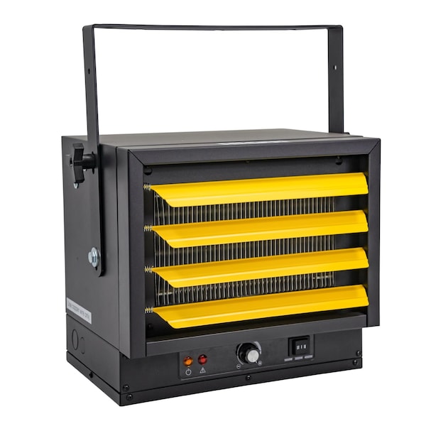 Edendirect 5000W Black Electric Garage Heater Micathermic Space Heater, 3 Heat Setting Control - HGM-50