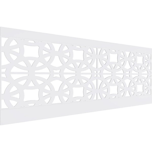 Ekena Millwork 36"H x 94 1/2"W Brownsville PVC Wainscot Paneling Kit - WPK36X94BNE
