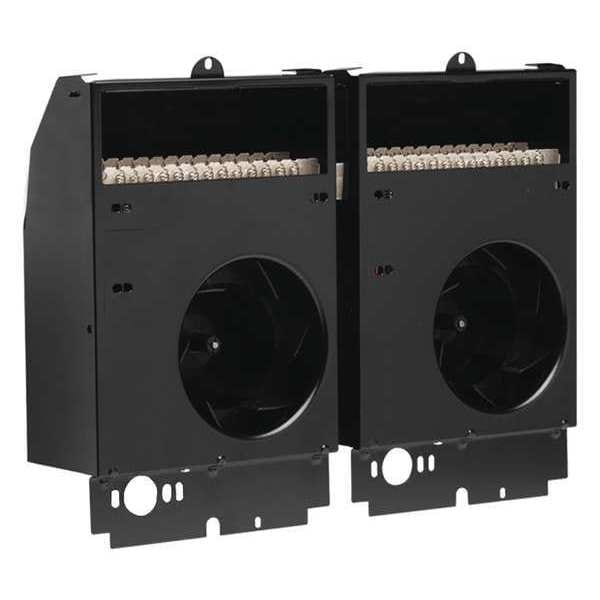 Cadet Recessed Electric Wall-Mount Heater, Recessed or Surface, 4000/3000W W, 240/208V AC, Black - CST402