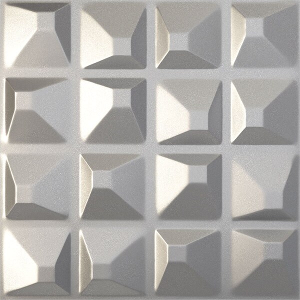 Ekena Millwork 19 5/8in. W x 19 5/8in. H Tristan EnduraWall Decorative 3D Wall Panel Covers 2.67 Sq. Ft. - WP20X20TNCST