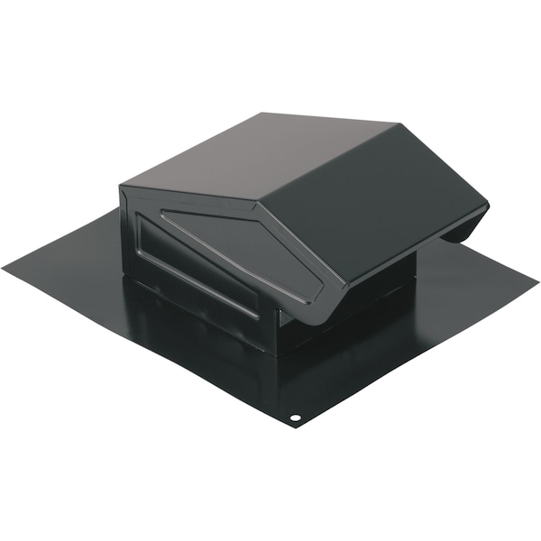 Broan Broan-NuTone 4.8 in. H X 9.25 in. W X 11 in. L Powder-Coated Black Steel Roof Vent - 636