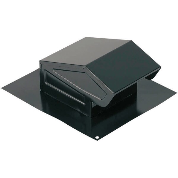 Broan Broan-NuTone 4.8 in. H X 9.25 in. W X 11 in. L Powder-Coated Black Steel Roof Vent - 636